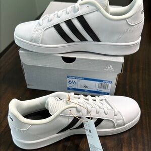 Adidas Kids Shoes White and Black